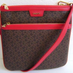 DKNY Heritage PVC Crossbody/Shoulder Bag/Handbag